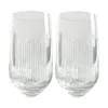 Michael Wainwright Berkshire Highball Glass, Set Of 2 In Transparent