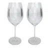 Michael Wainwright Berkshire Wine Glass, Set Of 2 In Transparent