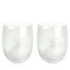Michael Wainwright Panthera Clear Double Old-fashioned Glasses, Set Of 2 In Clear