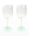 Michael Wainwright Panthera Clear Wine Glasses, Set Of 2 In Multi