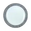 Michael Wainwright Panthera Dinner Plate In Platinum/white