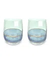 Michael Wainwright Panthera Double Old-fashioned Glasses, Set Of 2 In Multi