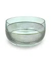 Michael Wainwright Panthera Medium Glass Bowl In Platinum/white
