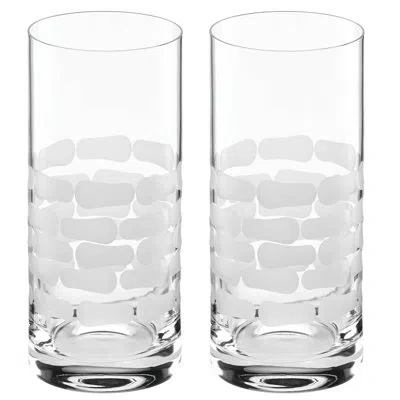 Michael Wainwright Truro 2 Piece 16 Oz. Highball Glass In White