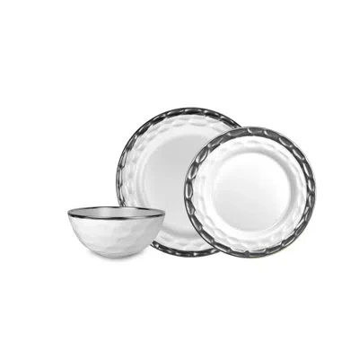 Michael Wainwright Truro 3 Piece Place Setting, Service For 1 In Silver