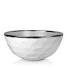 Michael Wainwright Truro Bowl In White/platinum