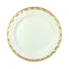 Michael Wainwright Truro Gold 4-piece Dinner Plate Set In White/gold