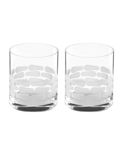 Michael Wainwright Truro Double Old Fashioned Glass Set Of 2 In Clear