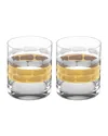 Michael Wainwright Truro Double Old Fashioned Glasses, Set Of 2 In Multi