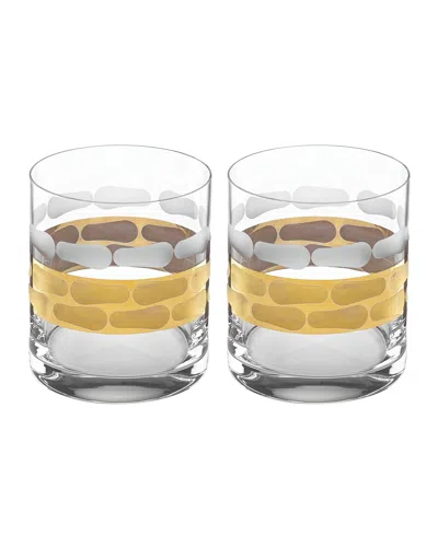 Michael Wainwright Truro Double Old Fashioned Glasses, Set Of 2 In Gold