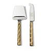 Michael Wainwright Truro Gold Cheese Shaver & Knife Set In Gold