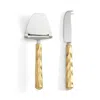 Michael Wainwright Truro Gold Cheese Shaver & Knife Set In Stainless