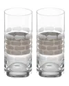 Michael Wainwright Truro Highball Glasses, Set Of 2 In Gray