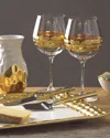 Michael Wainwright Truro Red Wine Glasses, Set Of 2 In Gold