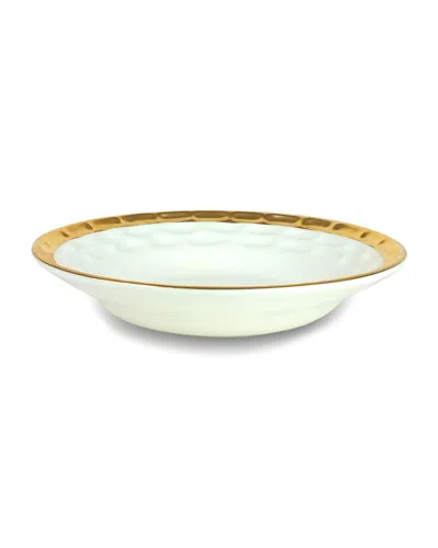 Michael Wainwright Truro Rimmed Dinner Bowl In Platinum