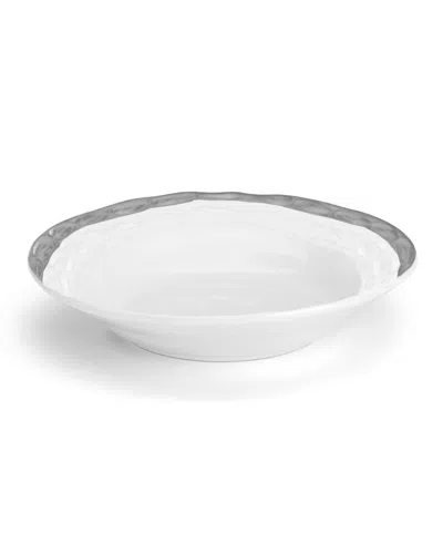 Michael Wainwright Truro Rimmed Dinner Bowl In Gray