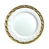 Michael Wainwright Truro Salad Plate In White/bronze