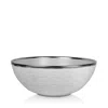 Michael Wainwright Truro Platinum Small Bowl In White/platinum