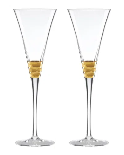MICHAEL WAINWRIGHT TRURO TOASTING FLUTES, SET OF 2