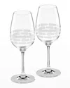 Michael Wainwright Truro White Wine Glass Set Of 2 In Clear