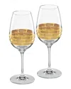 Michael Wainwright Truro Gold 2-piece Red Wine Glass Set In Gold