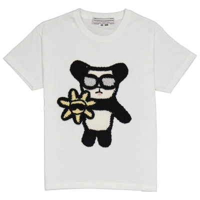 Michaela Buerger Girls White Cool Panda T-shirt