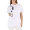 Michaela Buerger Pig On Moon T-shirt In White In White