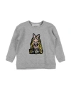 Michaela Buerger Toddler Girl Sweatshirt Light Grey Size 4 Cotton, Polyester, Merino Wool In Grey