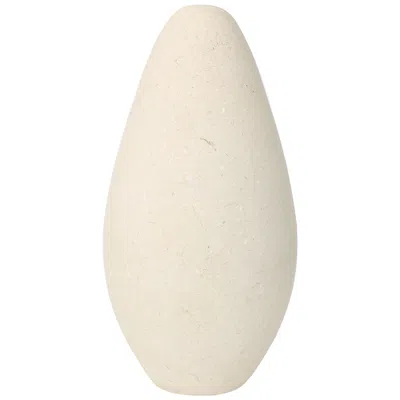 Pre-owned Michaël Verheyden Michael Verheyden Mandorla Solifeur Pietra Di Vincenza Marble Vase In Sand