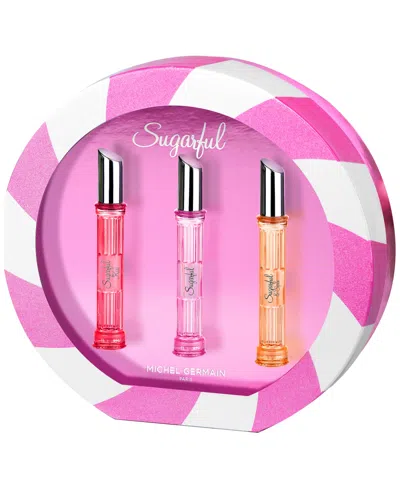 Michel Germain 3-pc. Sugarful Eau De Parfum Rollerball Gift Set In Transparent