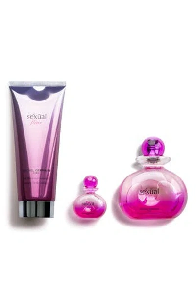 Michel Germain Sēxũal Fleur 3-piece Set $215 Value In Transparent