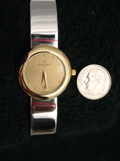 Pre-owned Michel Herbelin Ladies Watch French  Bangle Watch Gold Eta Swiss 7 Jewel