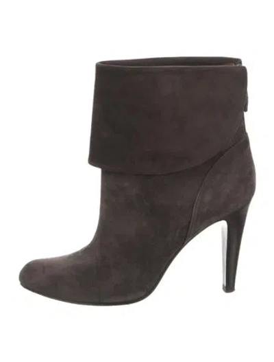 Pre-owned Michel Vivien Suede Boots In Brown