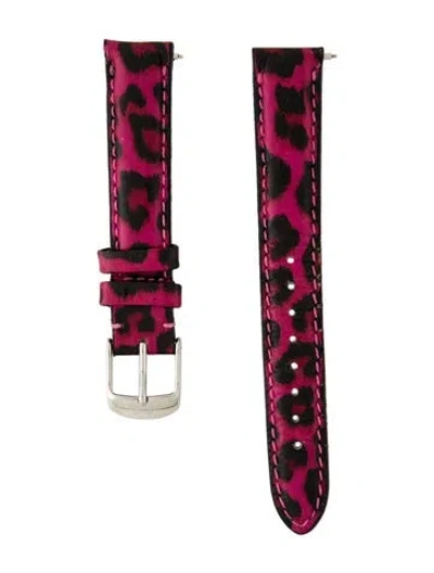 Pre-owned Michele 15mm Watch Strap In Multi