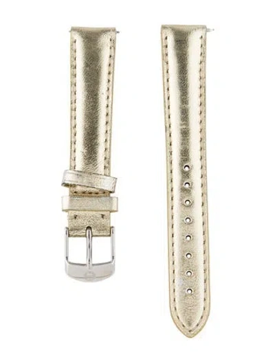 Pre-owned Michele 16mm Watch Strap In Multi