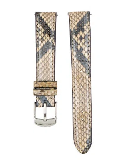 Pre-owned Michele 16mm Watch Strap. In Multi