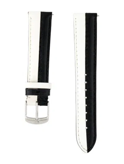 Pre-owned Michele 18mm Watch Strap In Multi