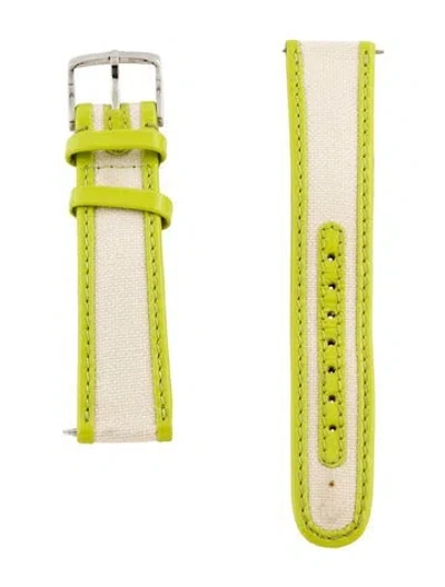 Pre-owned Michele 18mm Watch Strap. In Multi