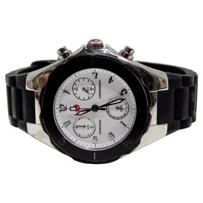 Pre-owned Michele 1990s Black Rubber Watch