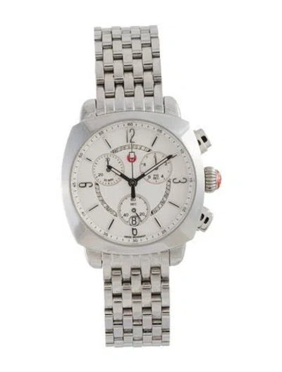 Pre-owned Michele Ascalon Watch, 34mm In Multicolor