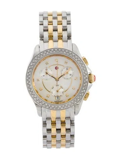 Pre-owned Michele Belmore Watch, 36mm In Multi