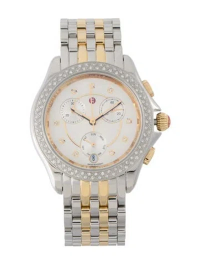 Pre-owned Michele Belmore Watch, 37mm In Multi