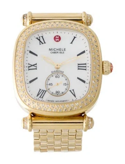 Pre-owned Michele Caber Isle Watch, 32mm In Multi