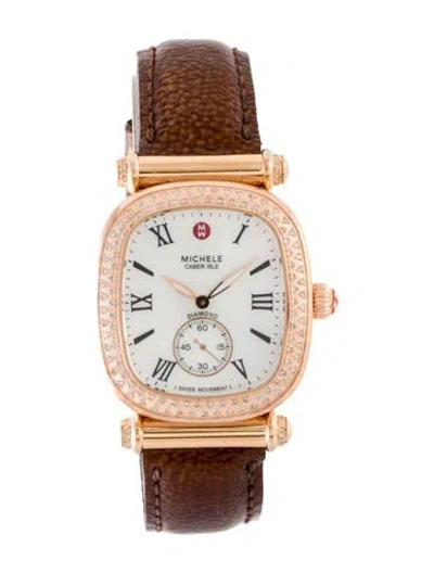 Pre-owned Michele Caber Isle Watch In Multi