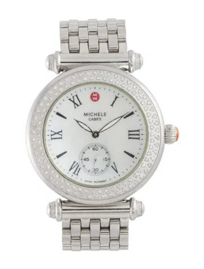Pre-owned Michele Caber Watch, 36mm In Multi