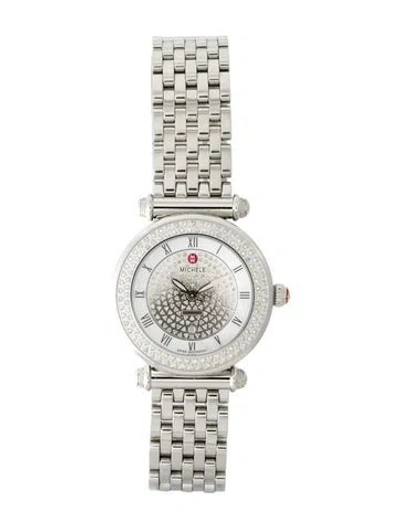 Pre-owned Michele Caber Watch, 37mm In Multi