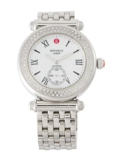 Pre-owned Michele Caber Watch, 37mm In Multi