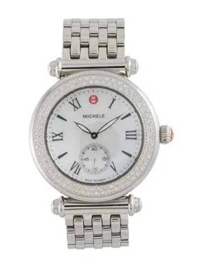 Pre-owned Michele Caber Watch, 37mm In Multi