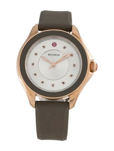 Pre-owned Michele Cape Watch In Multi