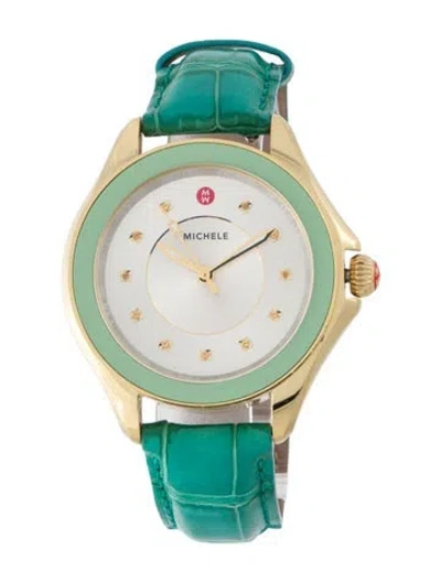 Pre-owned Michele Cape Watch In Multi